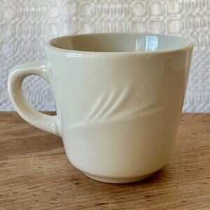 Single Ivory Coffee / Tea Cup Mug Stoneware by "WORLD END - 3", UEC
